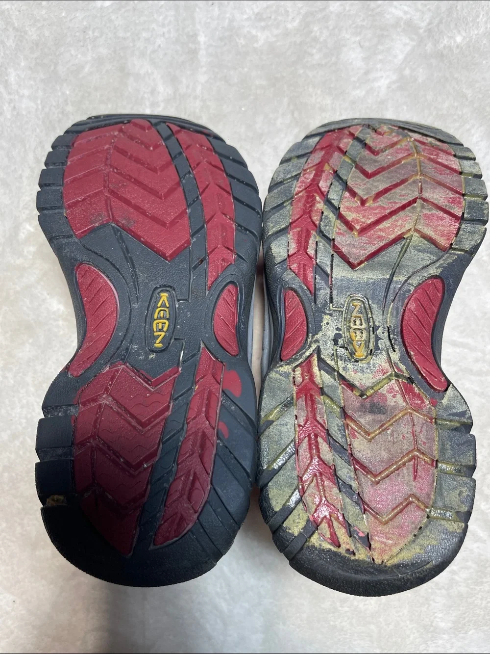 Keen Women's Red and Tan Sport Sandals Size 6.5